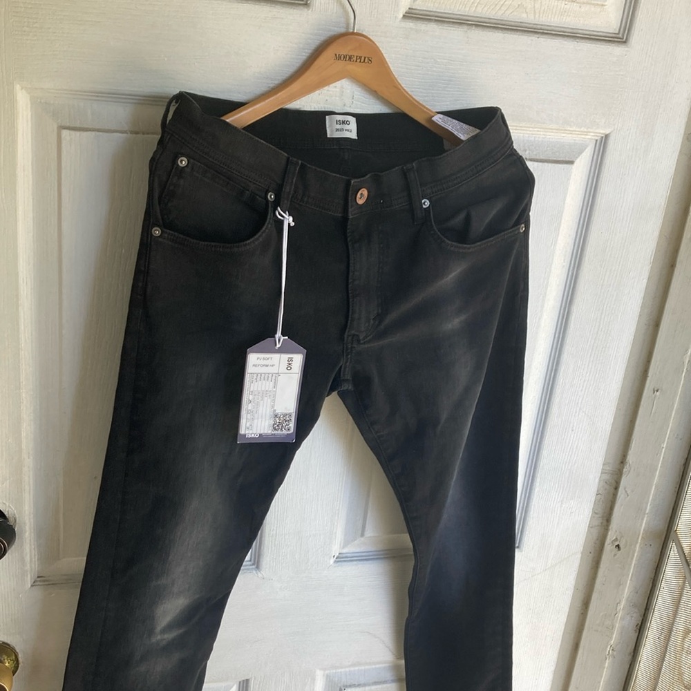 Classic Black Straight Leg Jeans